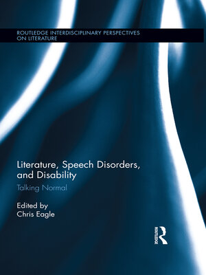 cover image of Literature, Speech Disorders, and Disability